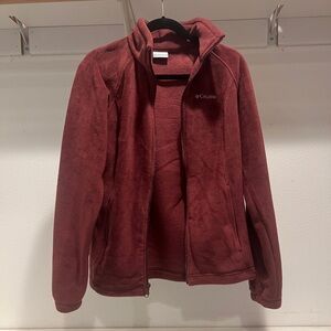 Maroon Columbia zip up